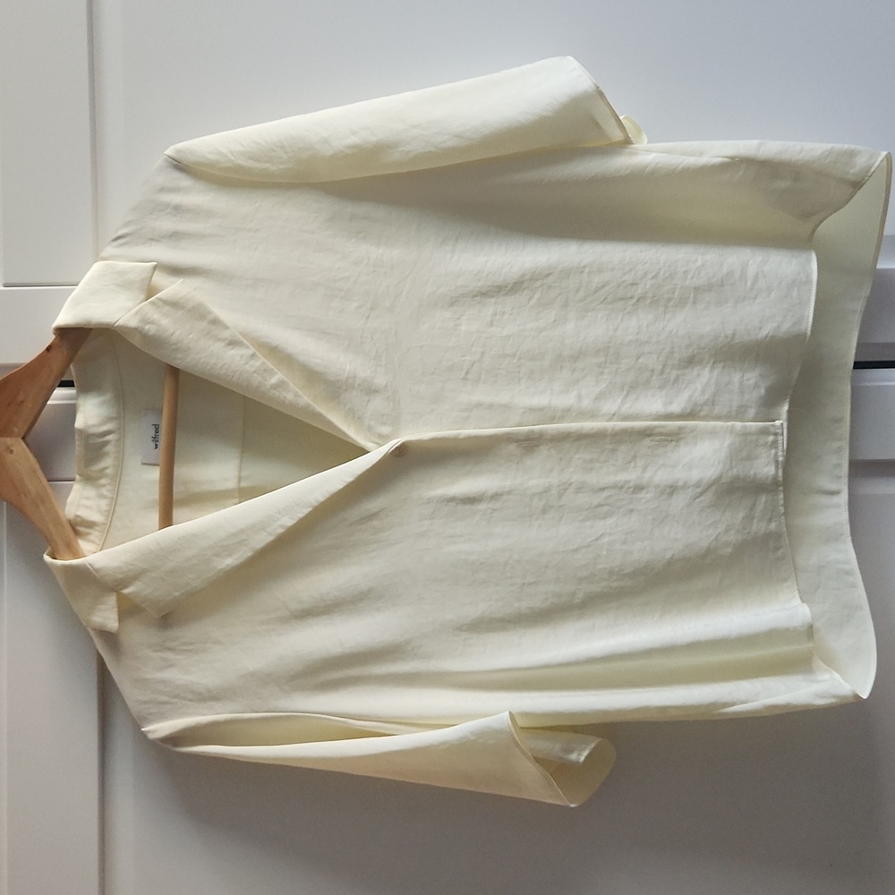 Wilfred butter yellow button up